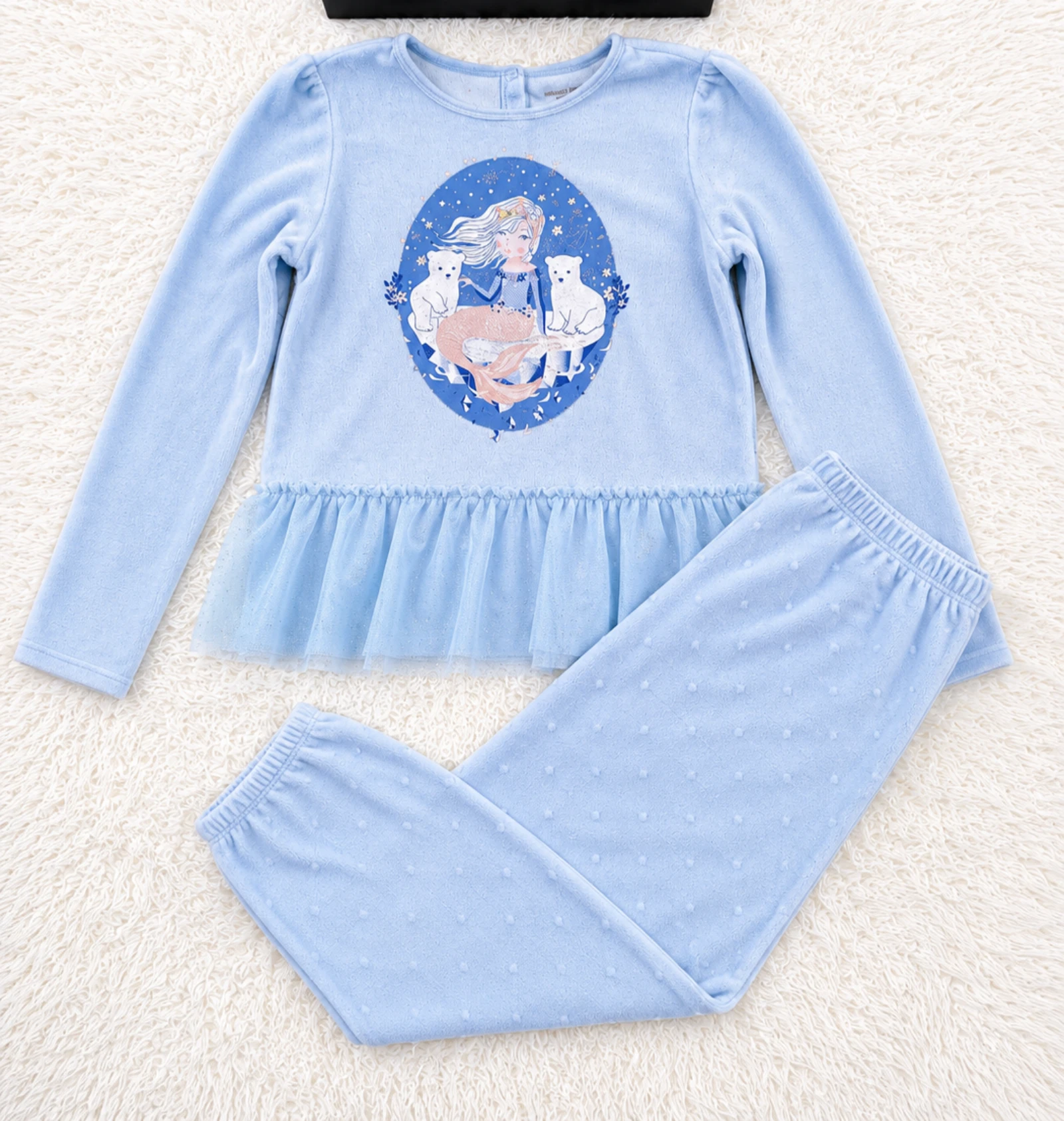 Pyjama en velours Sergent Major 11 ans bleu 👒